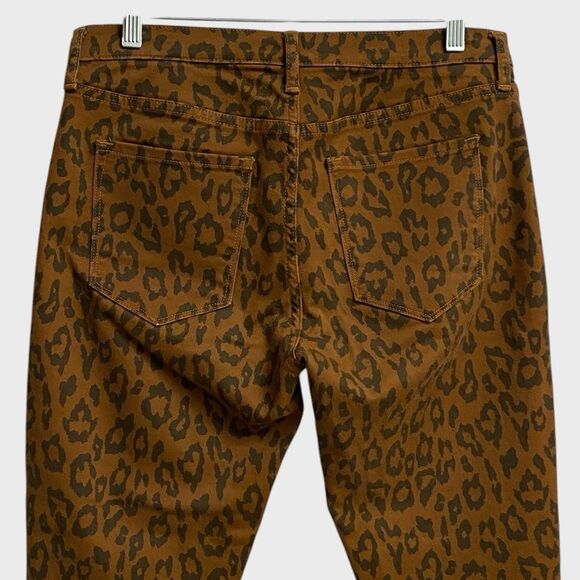 Banana Republic Premium Denim Animal Print Jeans Size 28S Women Mid-Rise Skinny - Picture 8 of 14